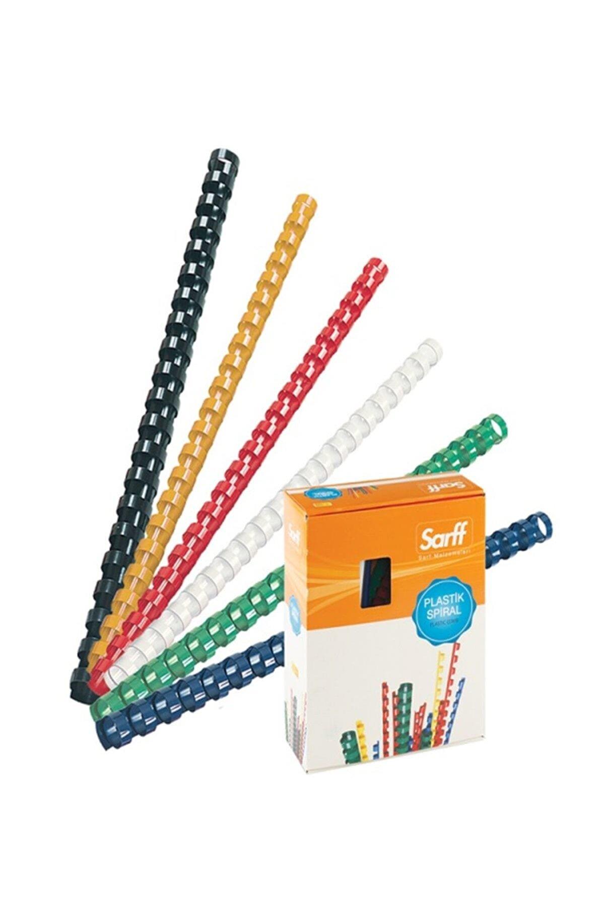 Sarff Spiral Plastik 14 MM Siyah Delux (100 Lü Paket)