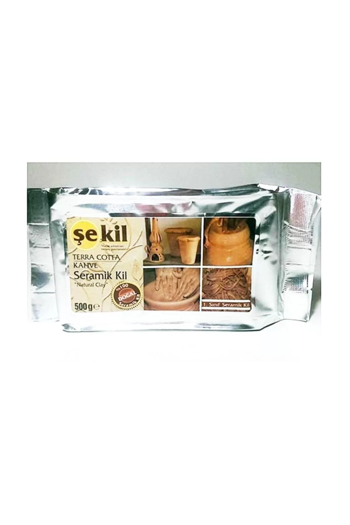 Şekil Seramik Hamuru Terracotta 500 GR Kahverengi VK500KHV