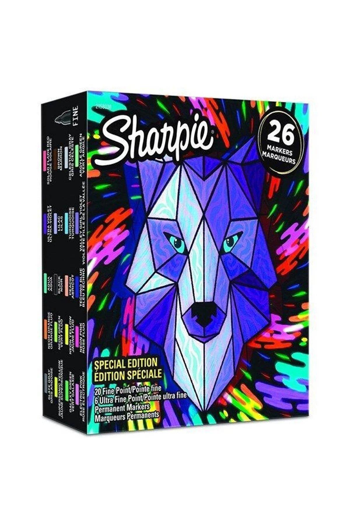 Sharpie Fine Permanent Markör 26 Lı Fine Permanent Markör Kurt
