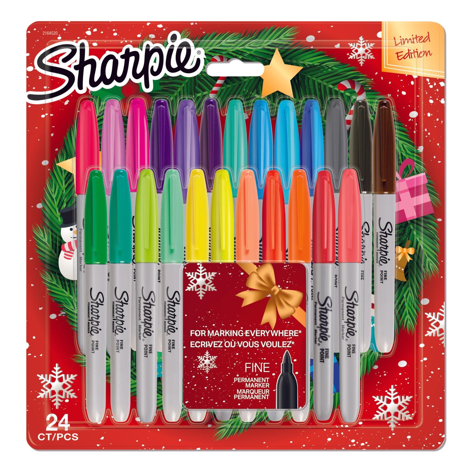 Sharpie Permanent Markör Fine 24 Lü Bls-Yılbaşı 2164520