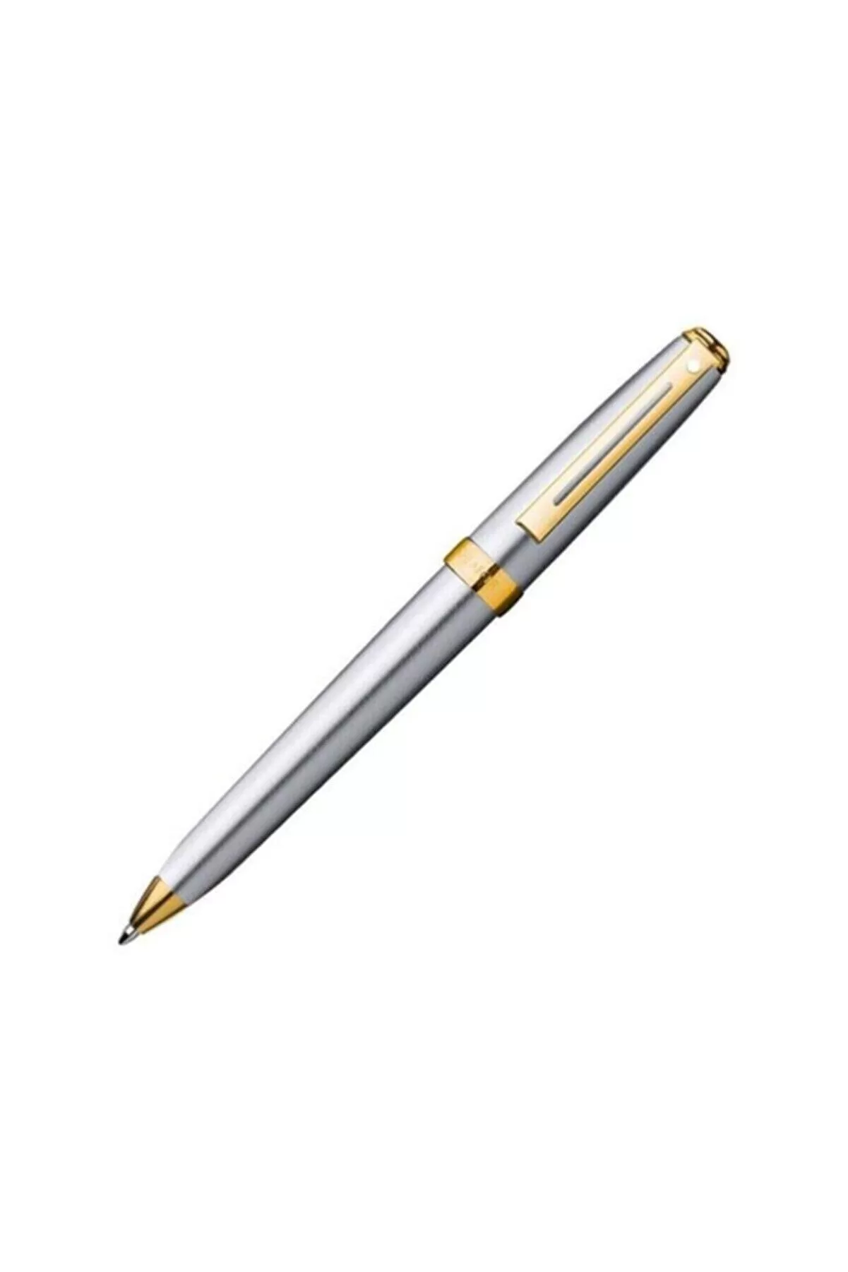 Sheaffer Tükenmez Kalem Prelude Altın Klips ve Halka Krom Tükenmez Kalem
