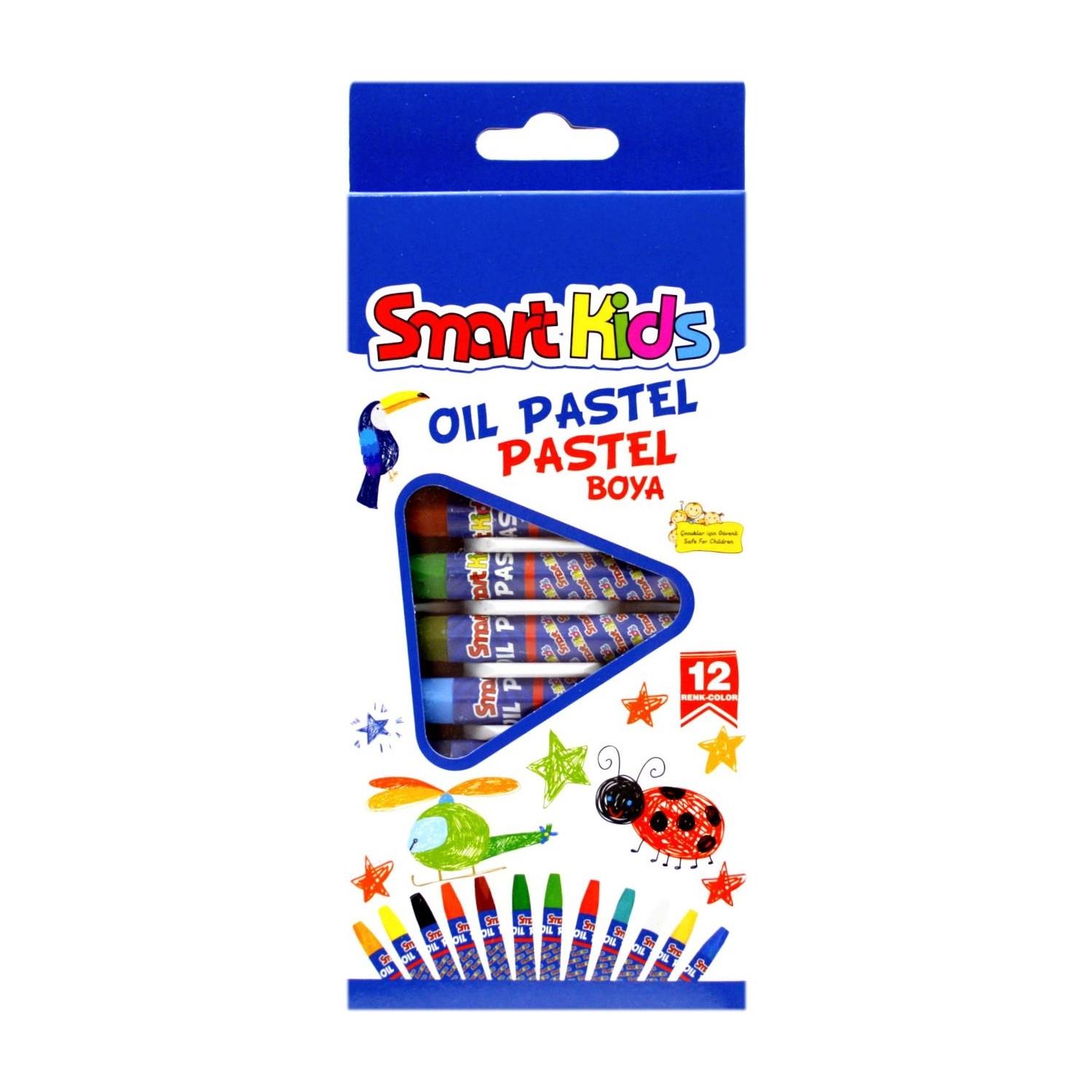 Smart Kids Pastel Boya 12 Renk Pastel Boya