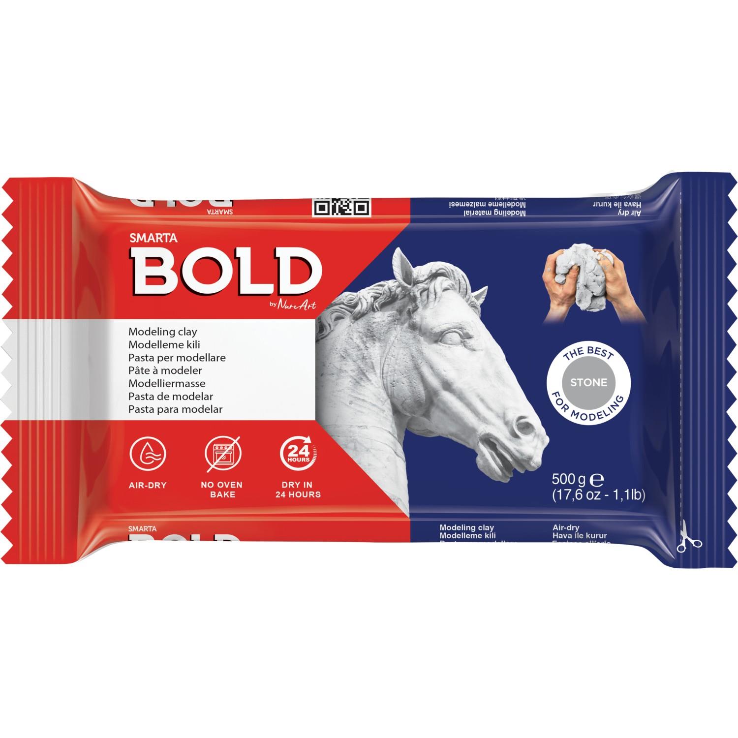 Smarta Seramik Hamuru Bold Taş Gri 500 Gram Seramik Hamuru