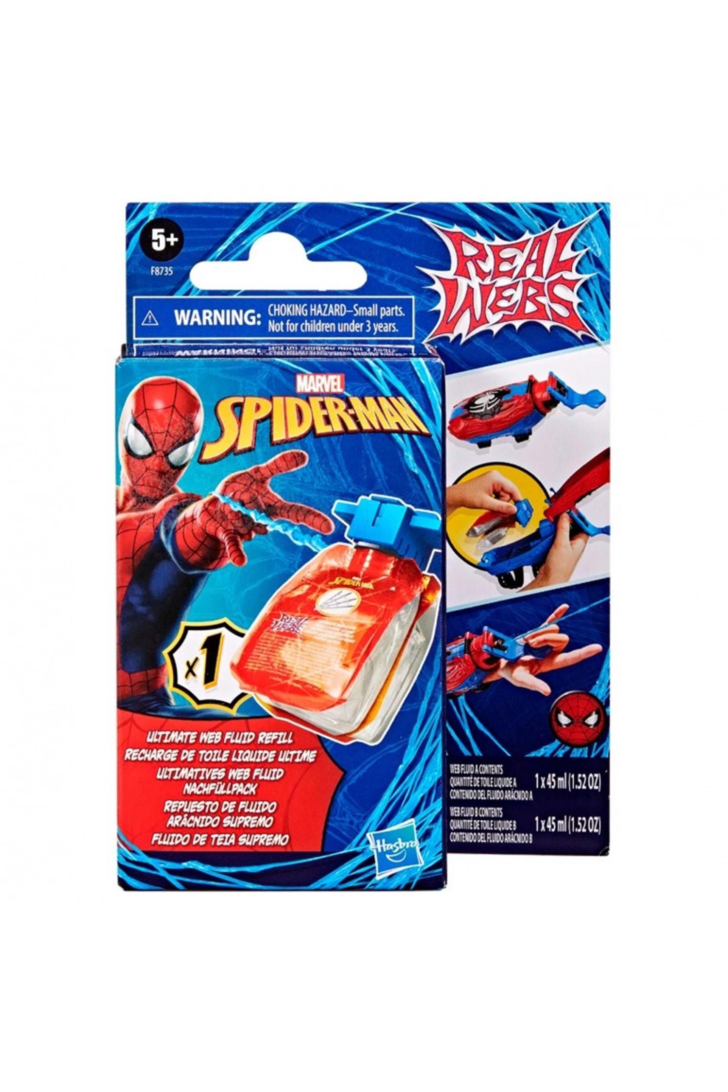 Spider-Man Ağ Ve Su Fırlatıcı Yedek Paket