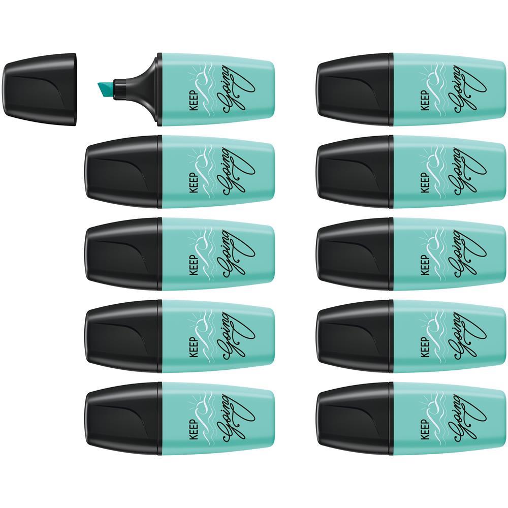 Stabilo Fosforlu KalemBoss Mini Pastellove 2 - 5 MM Turkuaz Mini Fosforlu Kalem (10 Lu Paket)