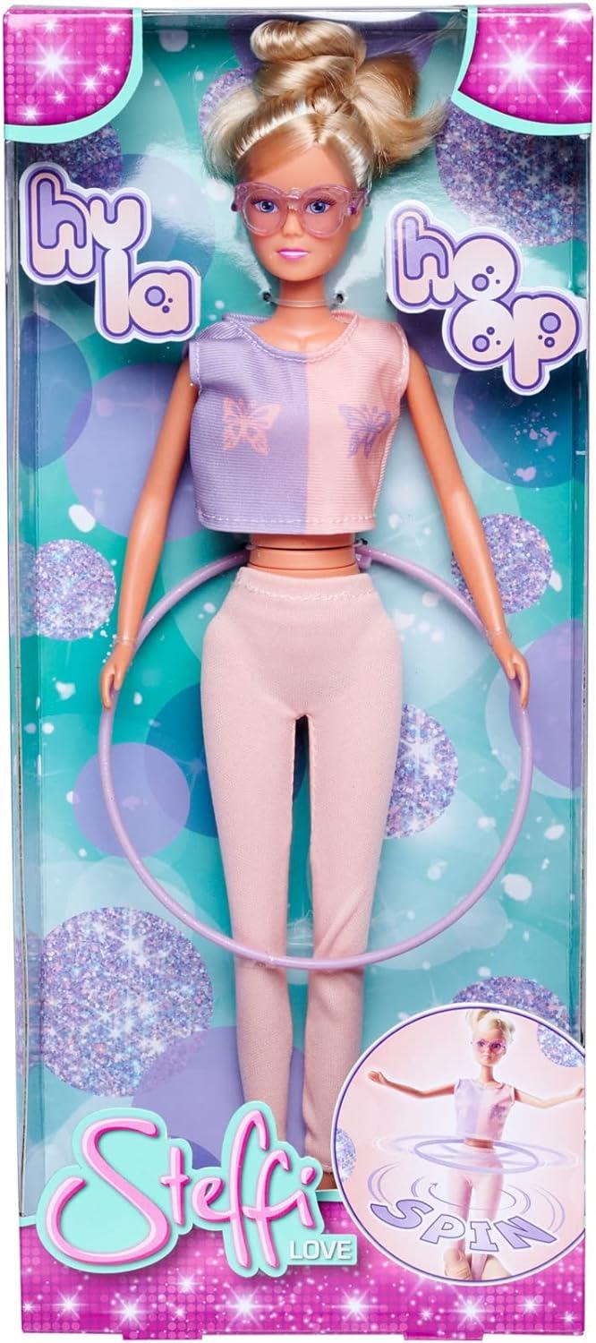 Steffi Love Hula Hoop Oyuncağı 29 CM Aksesuarlı Mekanik İşlevli Şık Sportif Kıyafetli Bebek