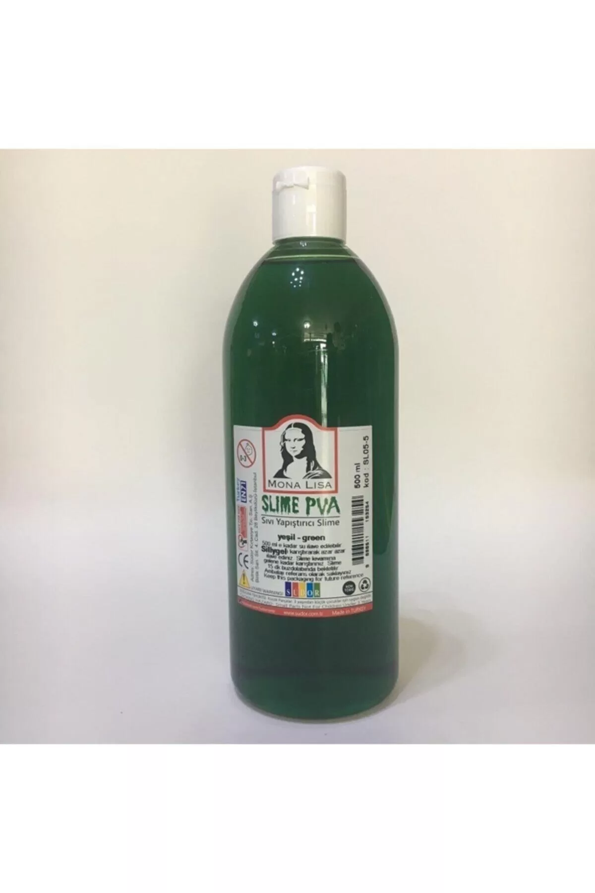 Südor Mona Lisa Slime (Slaym) Sıvı Yapıştırıcı Yeşil 500 Ml.