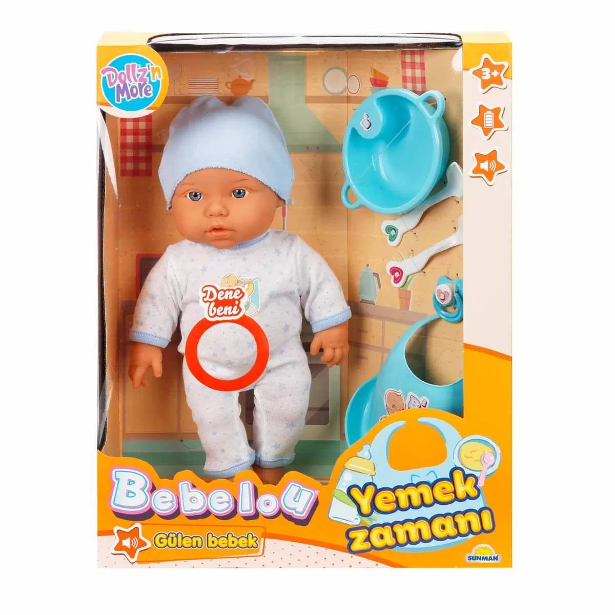 Sunman Bebelou Yemek Zamanı Gülen Bebek