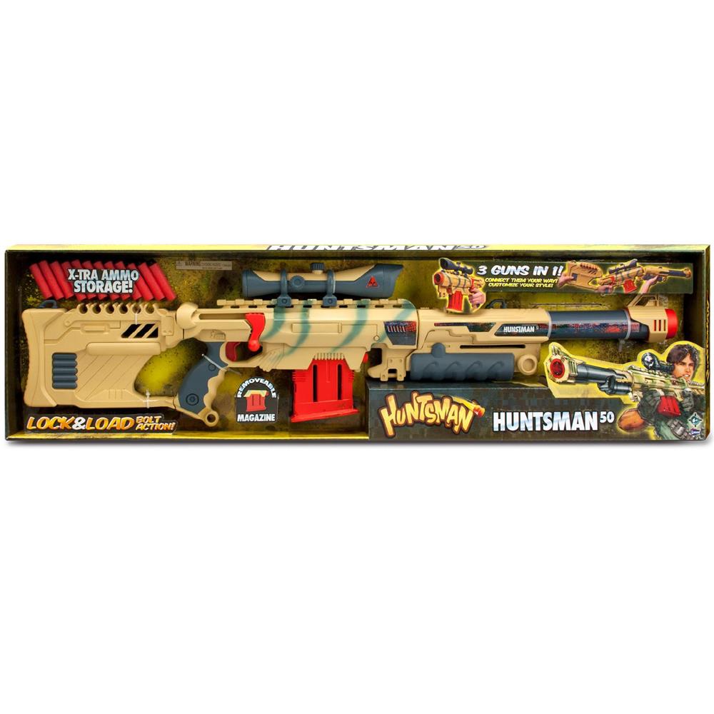 Sunman Oyuncak Huntsman-5 Sünger Atan Silah 24 Mermili Büuük