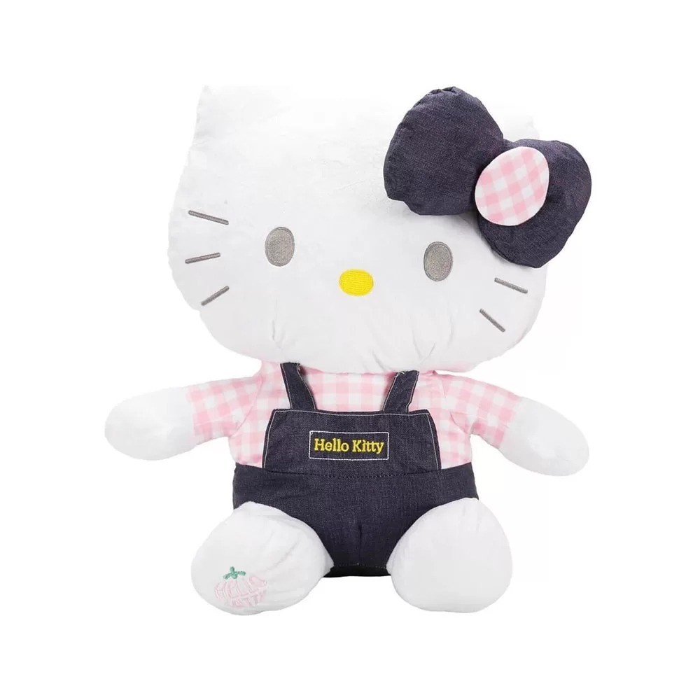 Sunman Oyuncak Peluş Hello Kitty Tulumlu Fiyonklu 50 cm