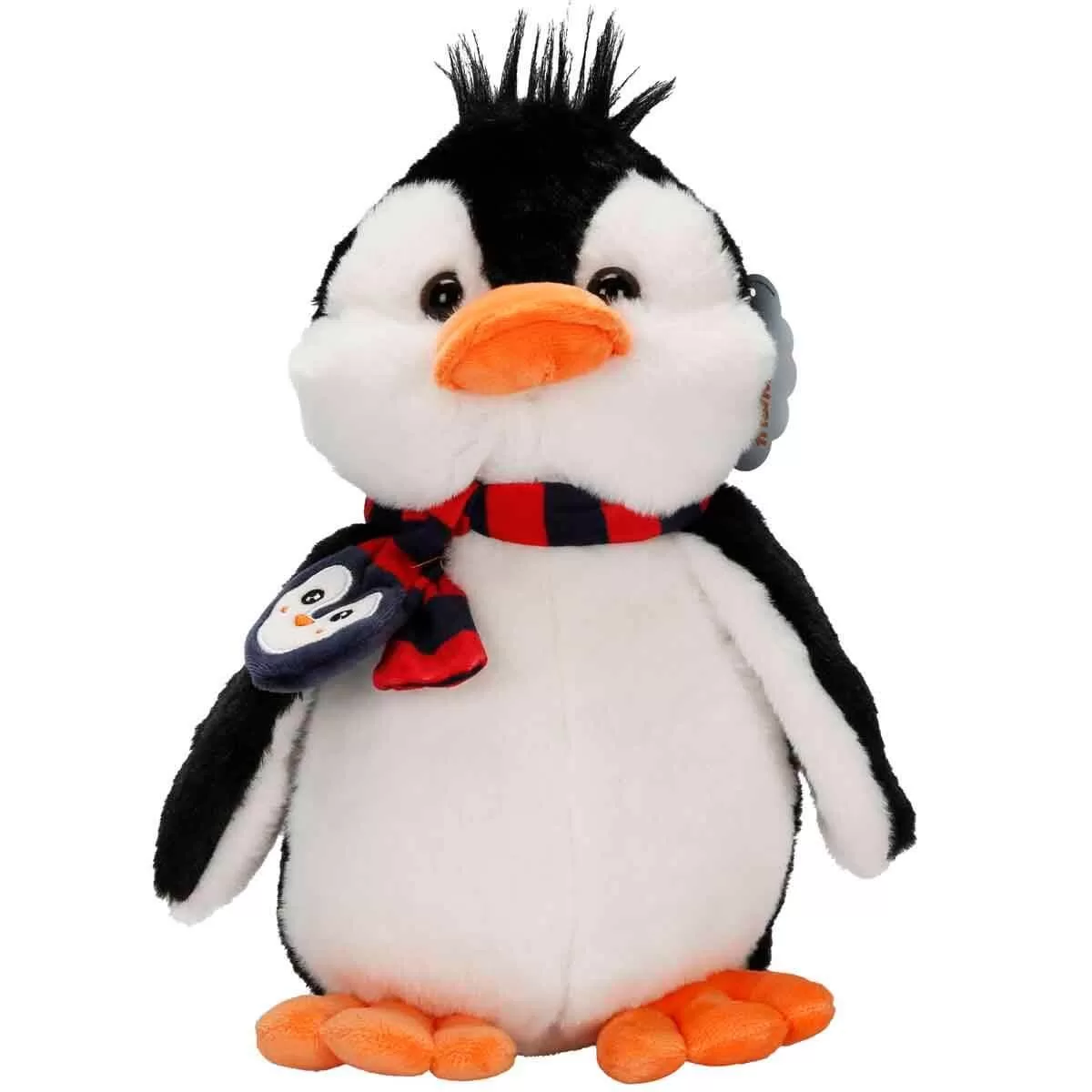 Sunman Oyuncak Peluş Penguen Oturan Atkılı 32 CM