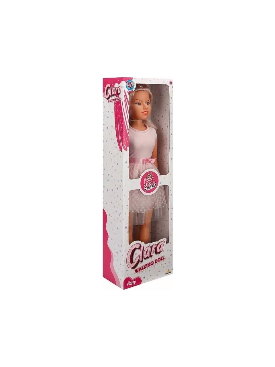Sunman Oyuncak Yürüyüş Arkadaşım Clara Party Walking Doll 80 Cm (Karışık Renk 1 Adet)