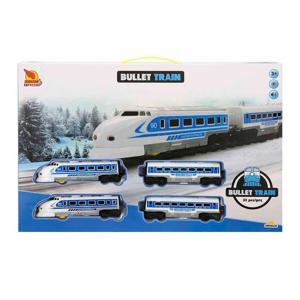 Sunman Sesli Ve Işıklı Tren Seti 33 Parça