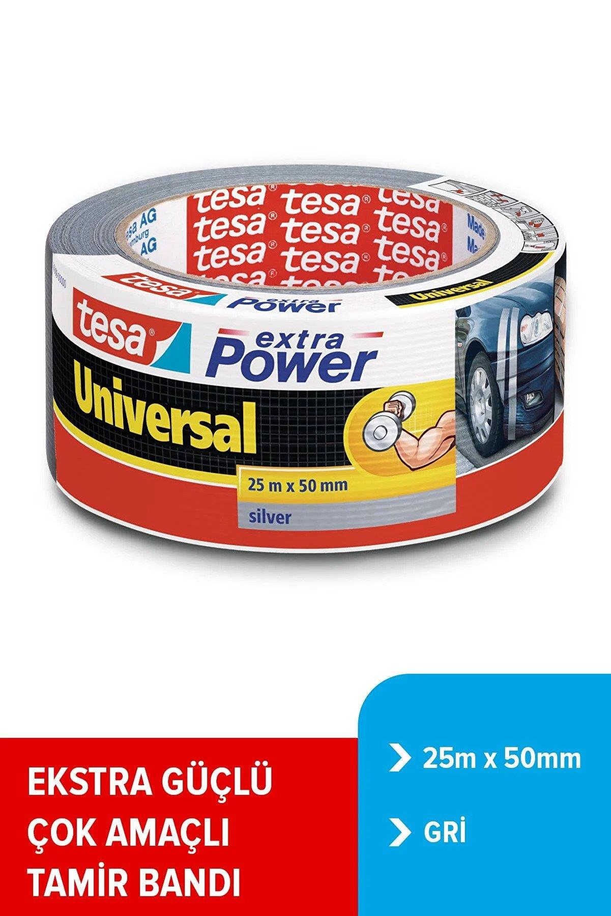 Tesa Bant Extra Power Duct Çok Amaçlı Bant Gri 50 mm x 25 Metre