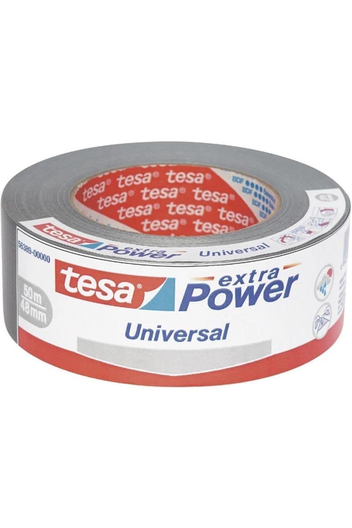 Tesa Bant Power Extra Güçlü Çok Amaçlı Gri 48 MM X 50 Metre
