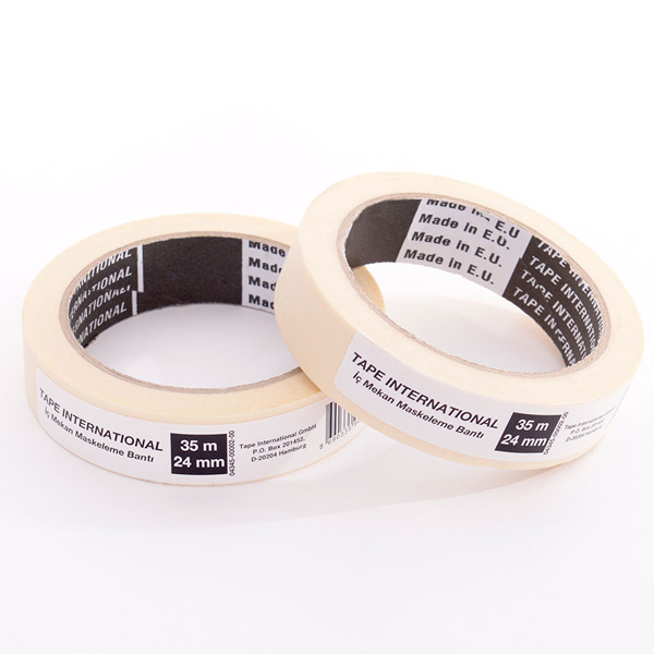 Tesa Krepe (Maskeleme) Bantı 60 Derece Isıya Dayanıklı 24 mm x 35 Metre (1 Adet)