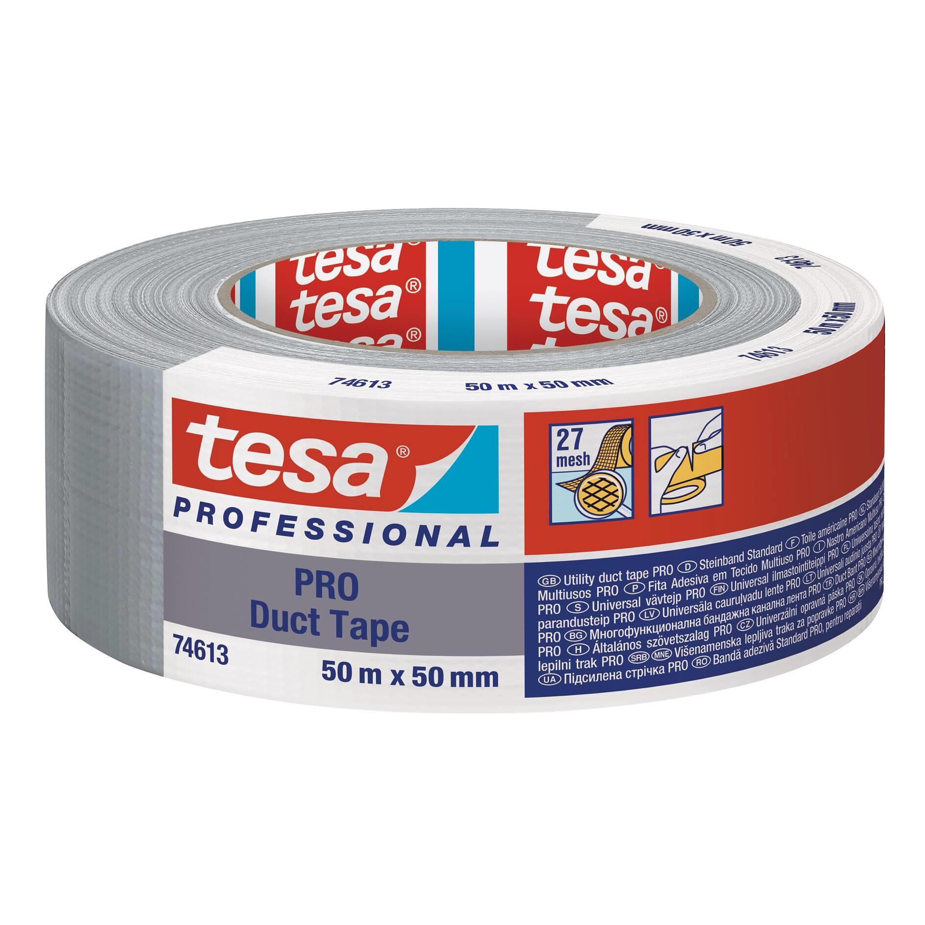 Tesa PE Kaplı Duct Bant 27 Mesh Gri 50 MM x 50 Metre