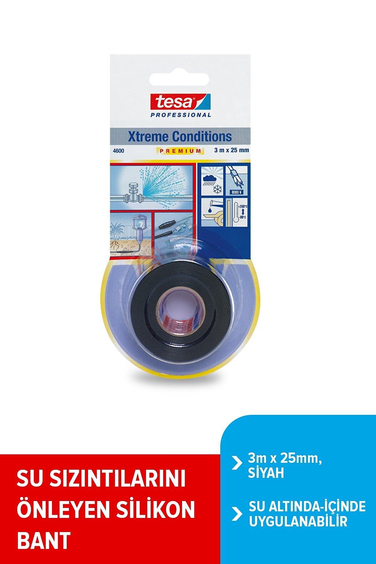 Tesa Silikon Tamir ve Koruma Bandı Siyah 3 Metre x 25 MM 04600
