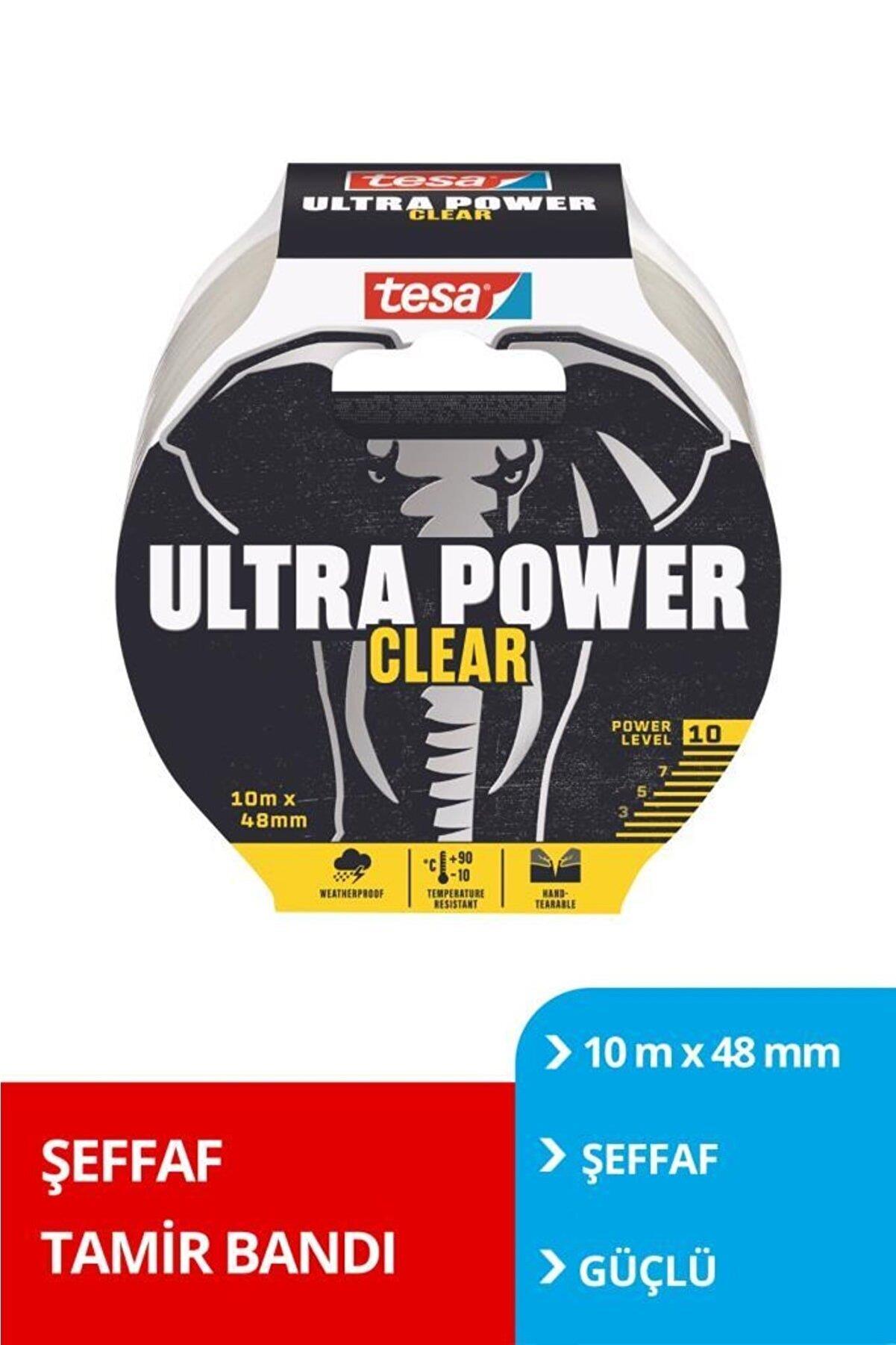 Tesa Ultra Power Şeffaf Tamir Bandı Şeffaf 10mx48mm 56496