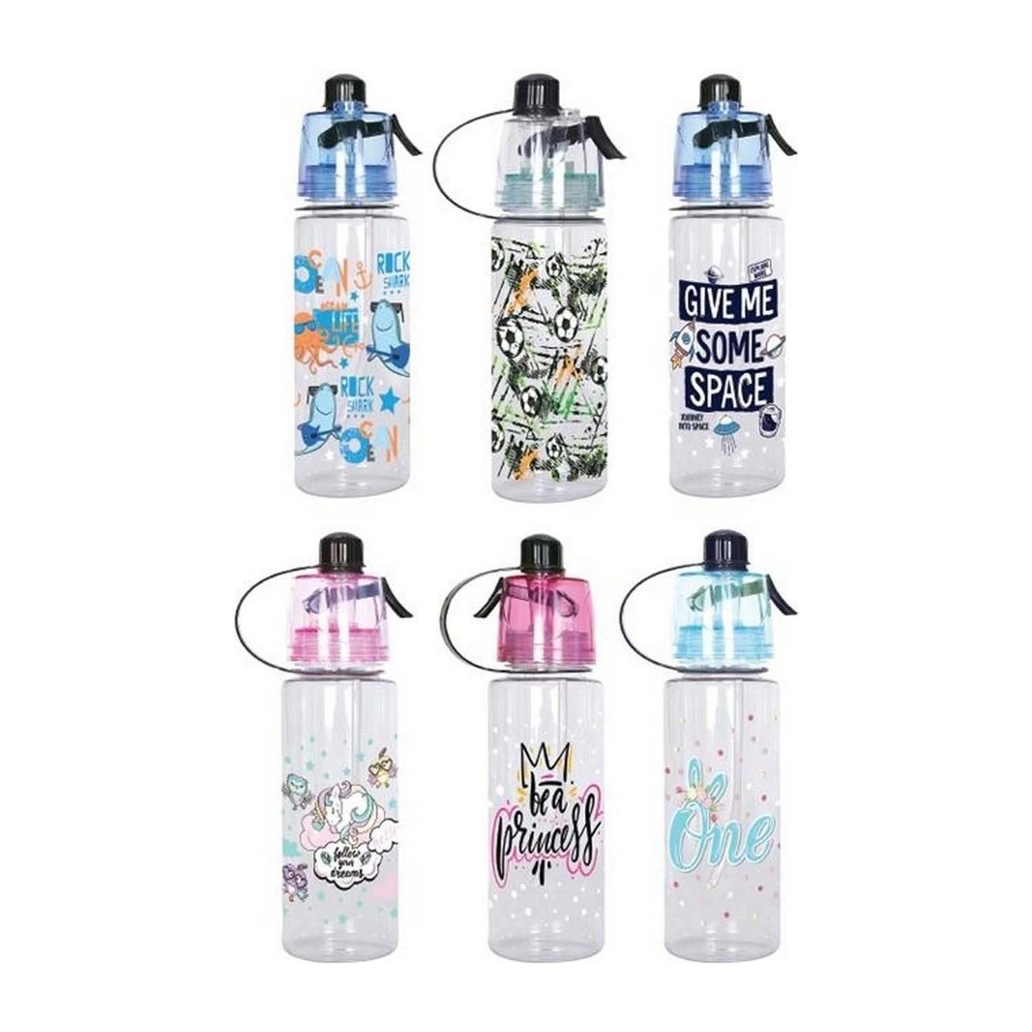 Ticon Matara Spreyli Okul 500 ML Spreyli Suluk (Karışık Model 1 Adet)