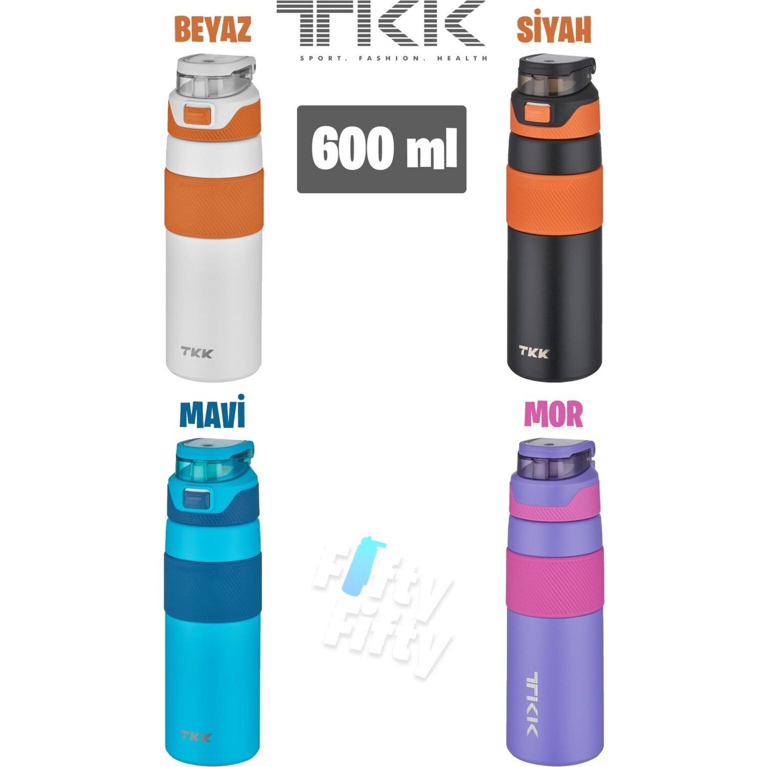 Tkk 600 Ml Rahat İçim Çelik Termos 6 Saate Kadar Yalıtım (Karışık Renk 1 Adet)