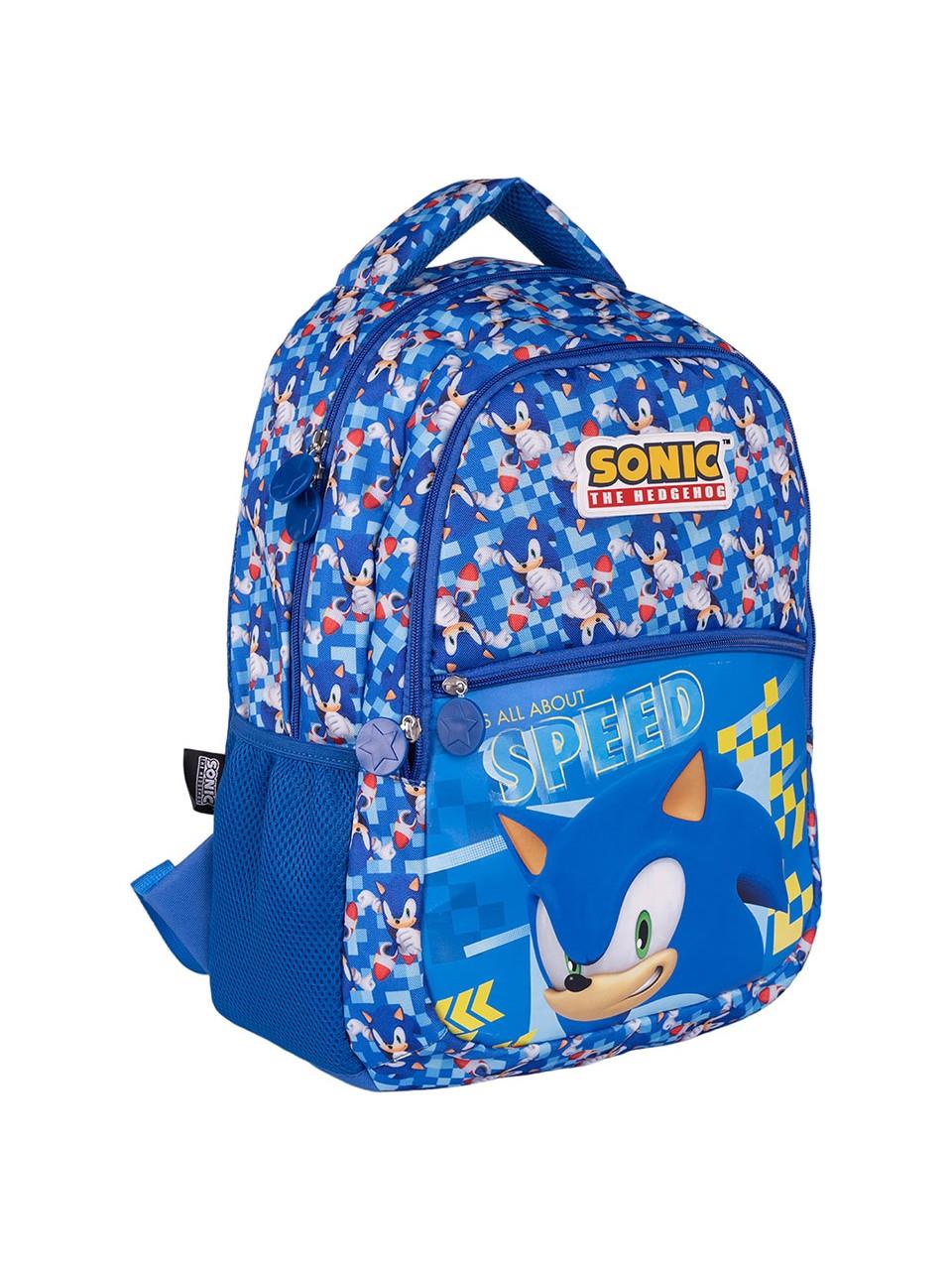 Tmn Sonic Okul Çantası 3 Bölmeli Okul Sırt Çantası