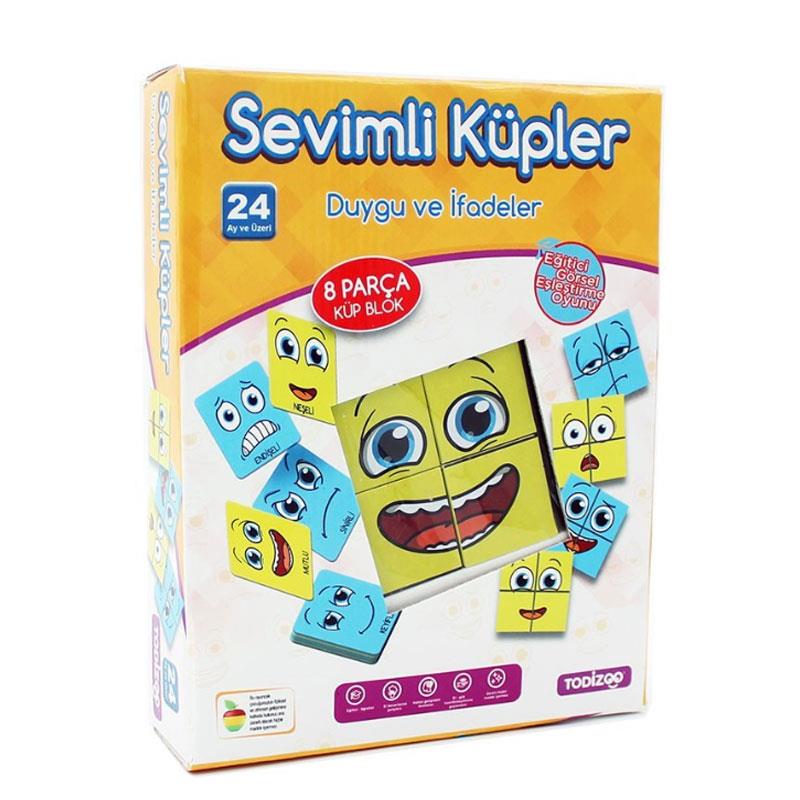 Todizoo Sevimli Küpler 8 Parça 2+ Duygu ve İfadeler Sevimli Küpler