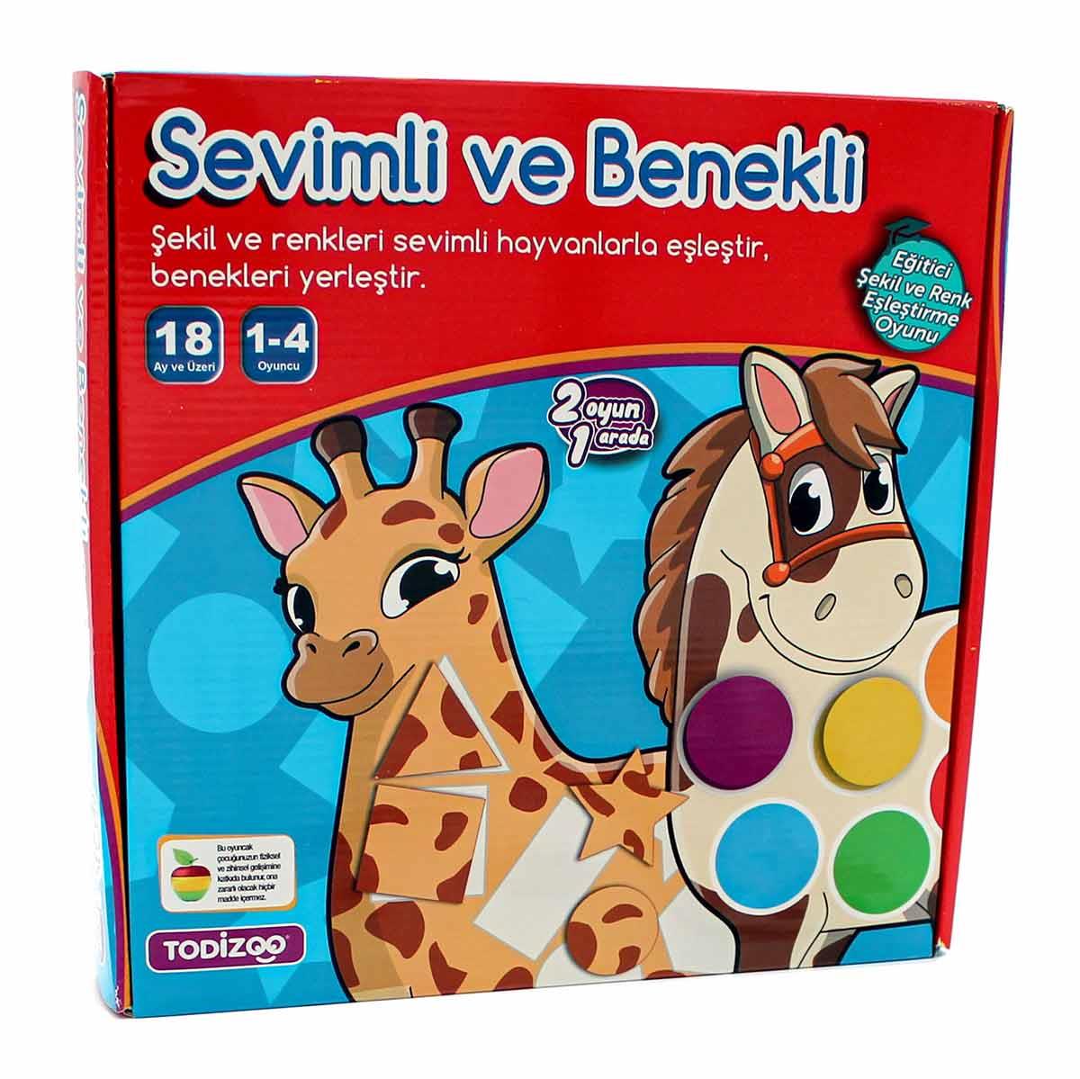 Todizoo Sevimli ve Benekli Eşleştirme Oyunu