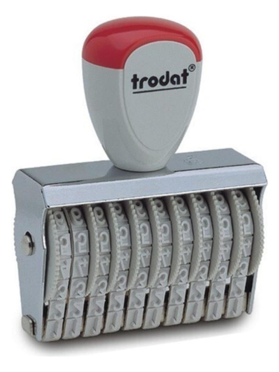 Trodat Numaratör 4 MM 8 Hane Numaratör Kaşe