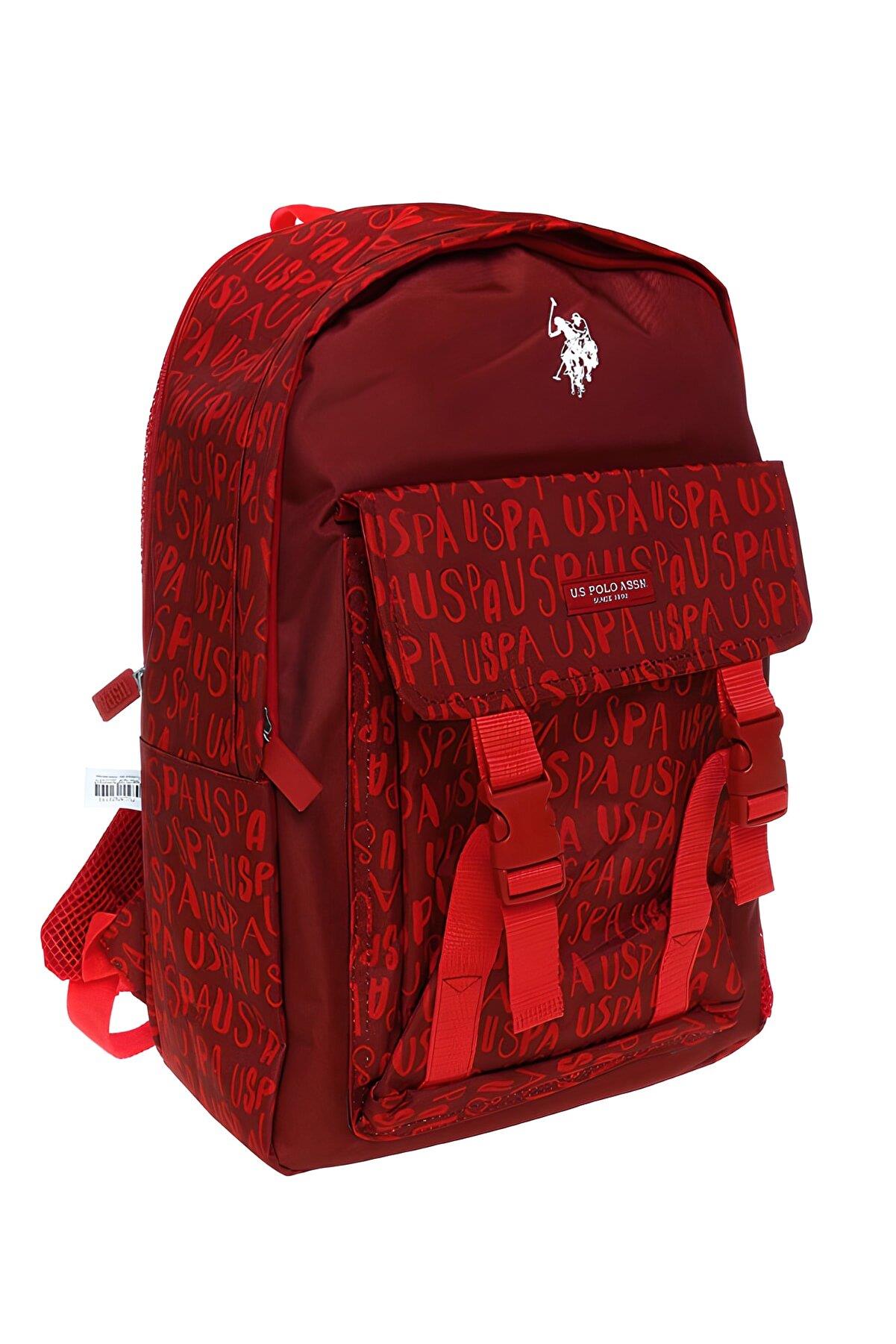 U.S. Polo Assn. Kırmızı Okul Sırt Çantası