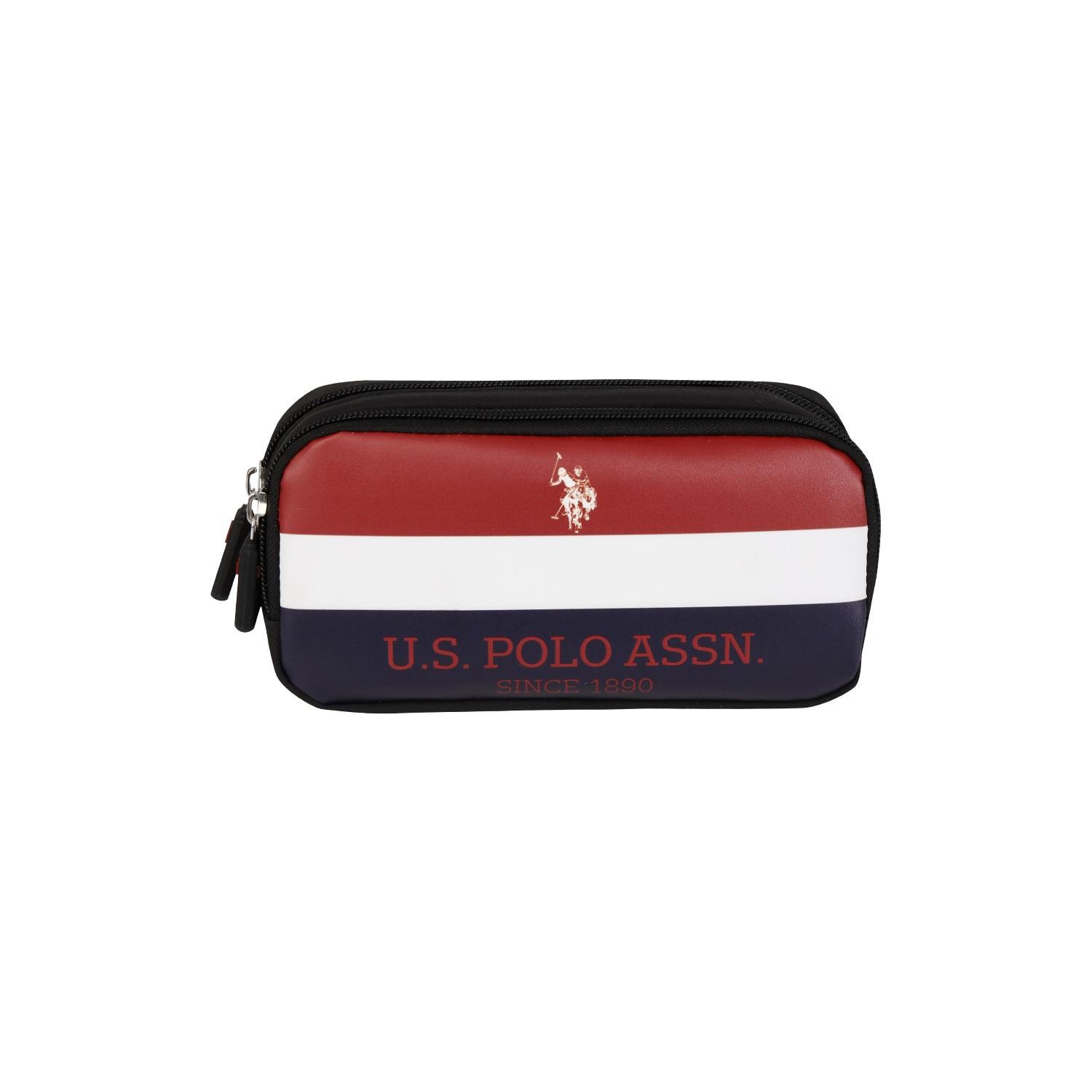 U.S Polo Kalem Çantası 2 Bölmeli Kalemlik Kalem Kutusu