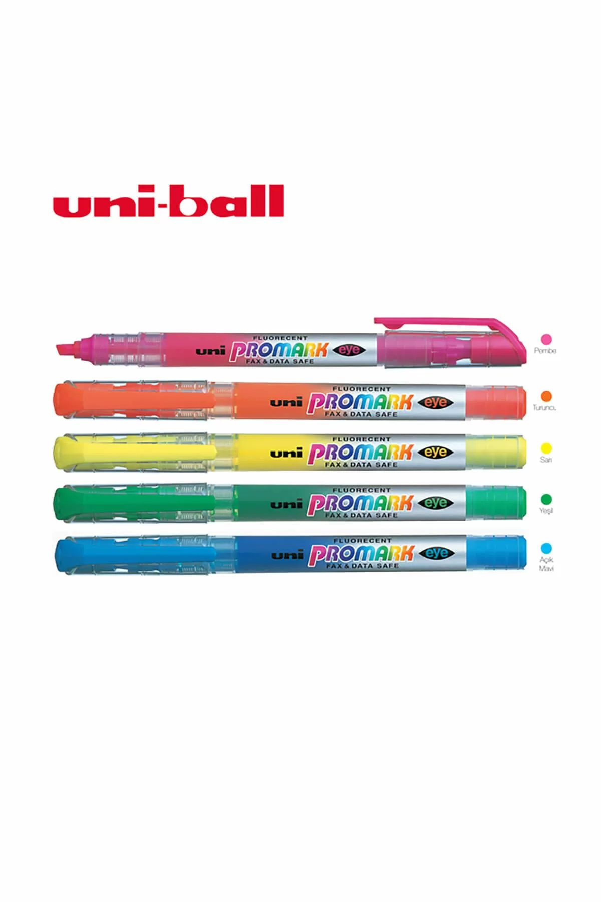 Uni-Ball Fosforlu Kalem Promark Eye Cep Tipi Sarı USP-105