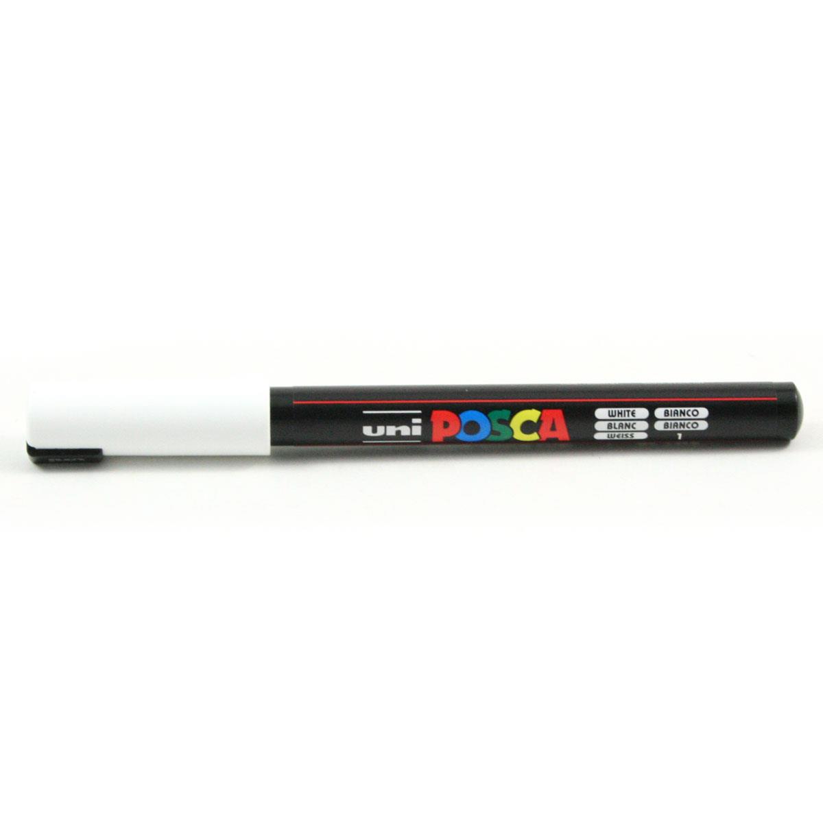 Uni-Ball Markör Posca 0.7 MM Su Bazlı Poster Beyaz Boyama Markörü (6 Lı Paket)