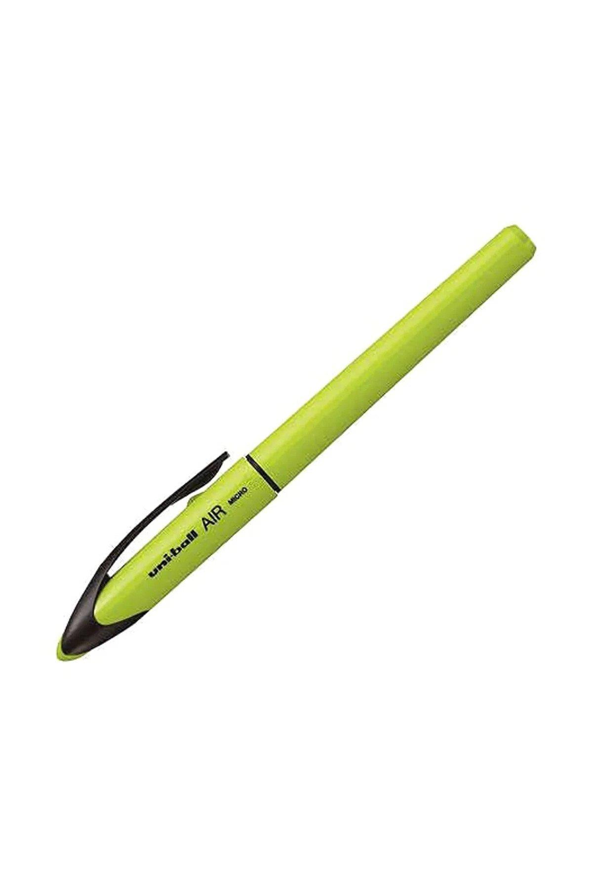 Uni-Ball Roller Kalem Air 0.5 MM Çim Yeşili-Mavi Roller Kalem (12 Li Paket)