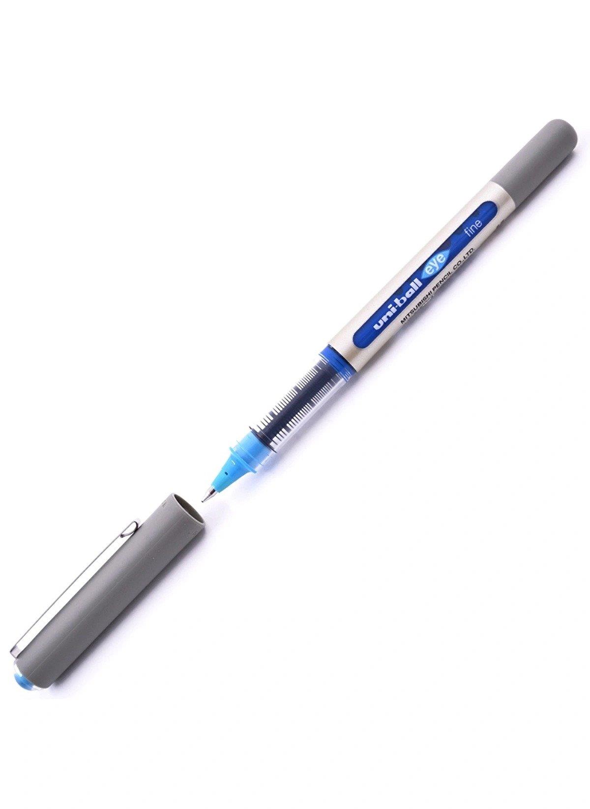Uni-Ball Roller Kalem Eye Fine Bilye Uç 0.7 MM Açık Mavi (12 Li Paket)