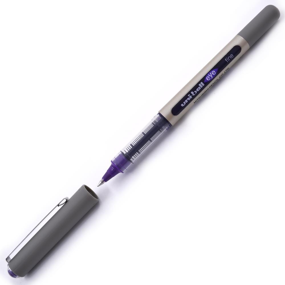Uni-Ball Roller Kalem Eye Fine Bilye Uç 0.7 MM Mor (12 Li Paket)