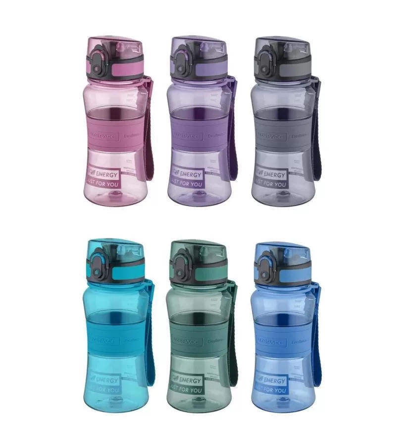 Uzspace Matara Tritan 350 ML Tritan Suluk (Karışık Renk 1 Adet)