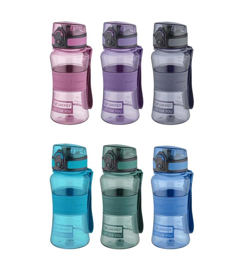 Uzspace Matara Tritan 350 ML Tritan Suluk (Karışık Renk 1 Adet)