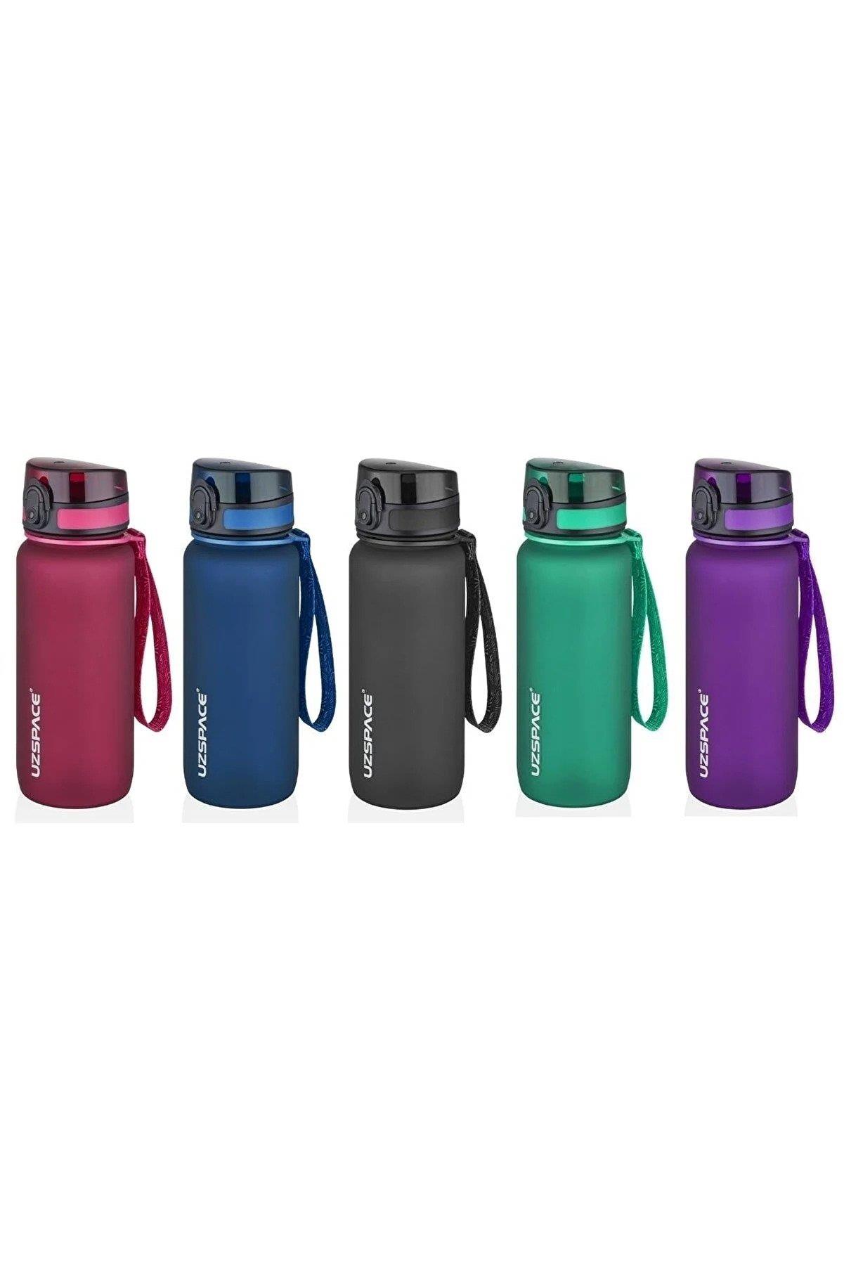 Uzspace Tritan Matara 650 ML Tritan Suluk (Karışık Renk 1 Adet)