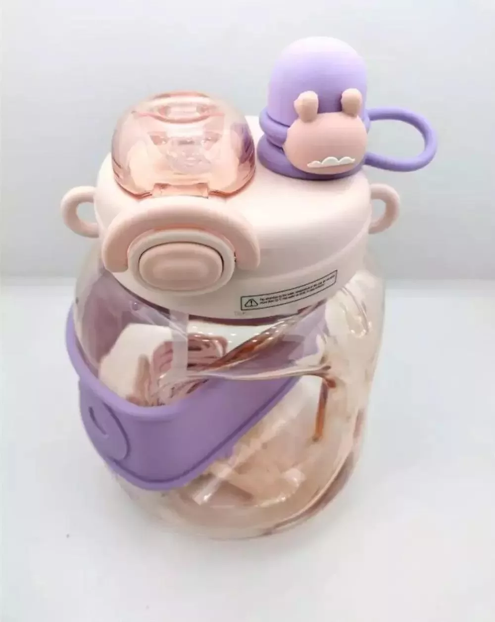 Vagon Matara (Suluk) Tritan 1000 Ml (Karışık Renk 1 Adet)