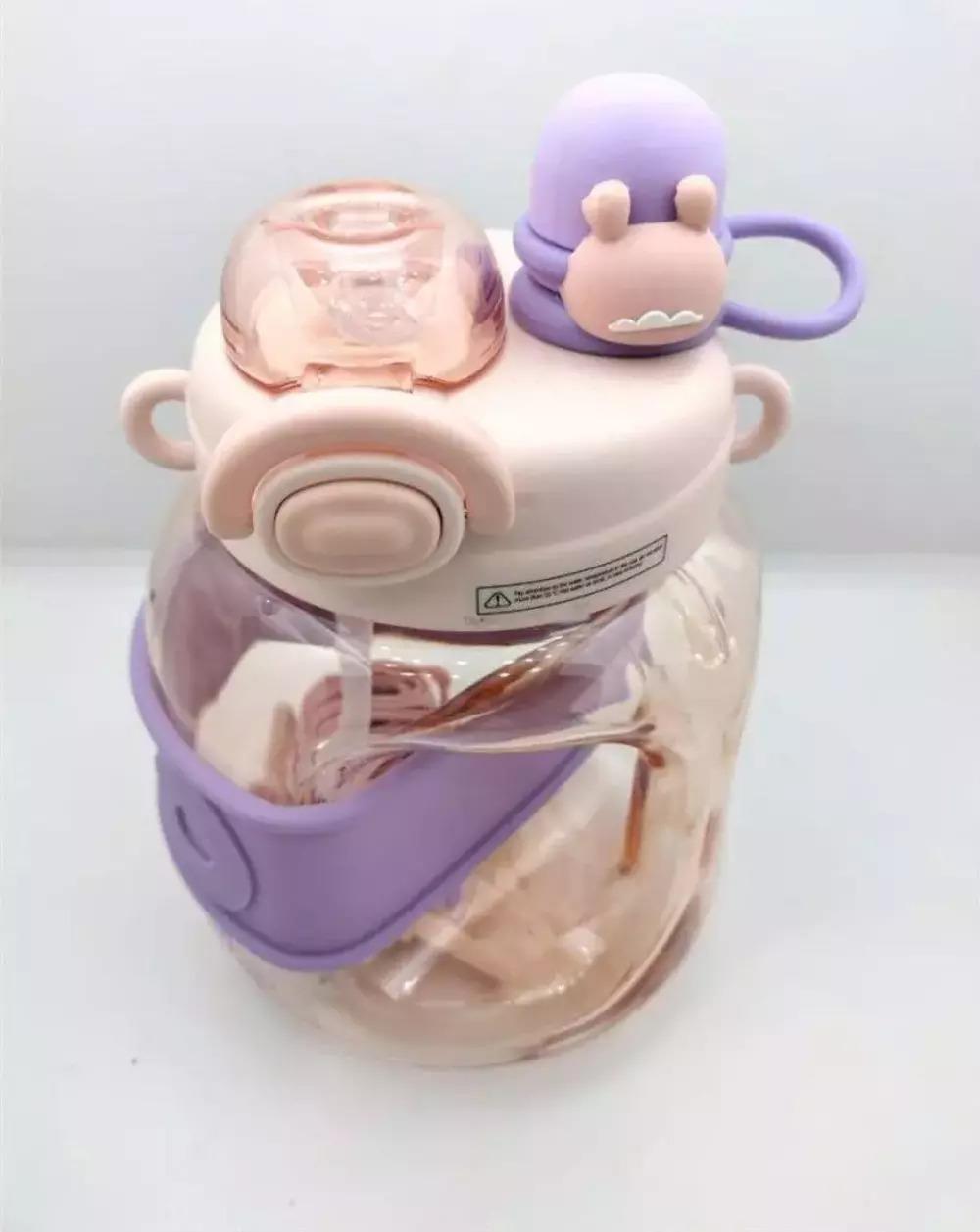 Vagon Matara (Suluk) Tritan 1000 Ml (Karışık Renk 1 Adet)