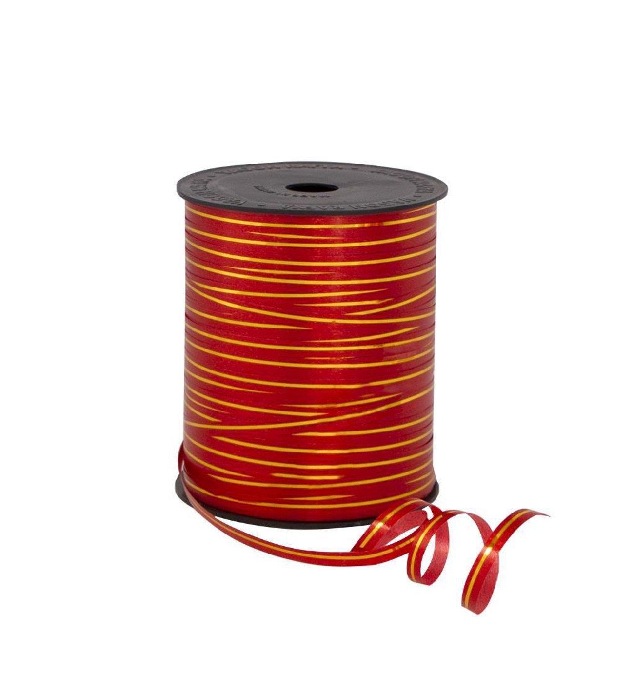 Vagon Rabant (Rafya) 5 MM x 200 Metre Yaldızlı Kırmızı Rafya