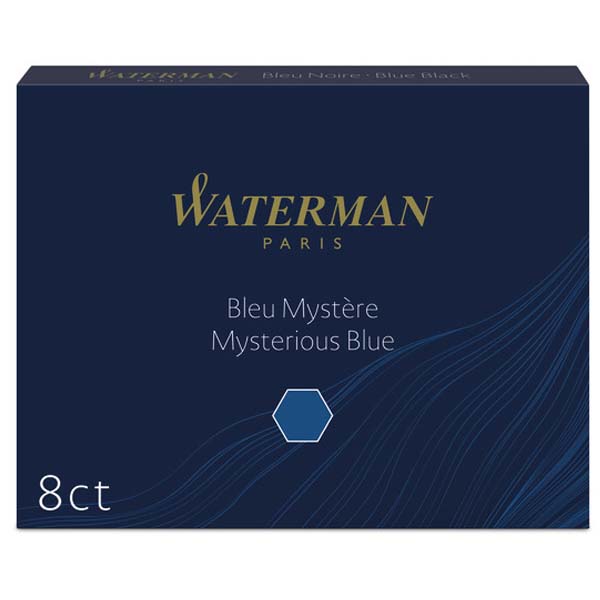 Waterman Dolma Kalem Kartuşu 8 Li Siyah/Mavi (Koyu Mavi)