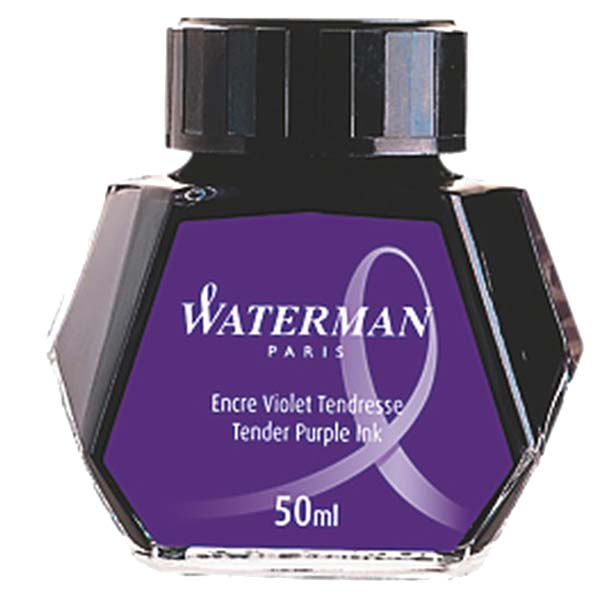 Waterman Dolma Kalem Mürekkebi Cam Şişede 50 ML Mor Dolma Kalem Mürekkebi