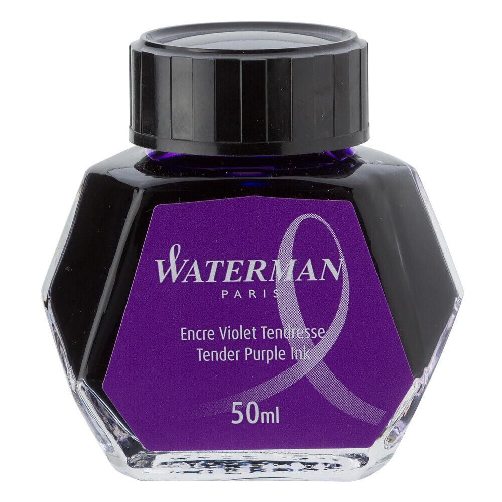 Waterman Dolma Kalem Mürekkebi Cam Şişede 50 ML Mor Dolma Kalem Mürekkebi