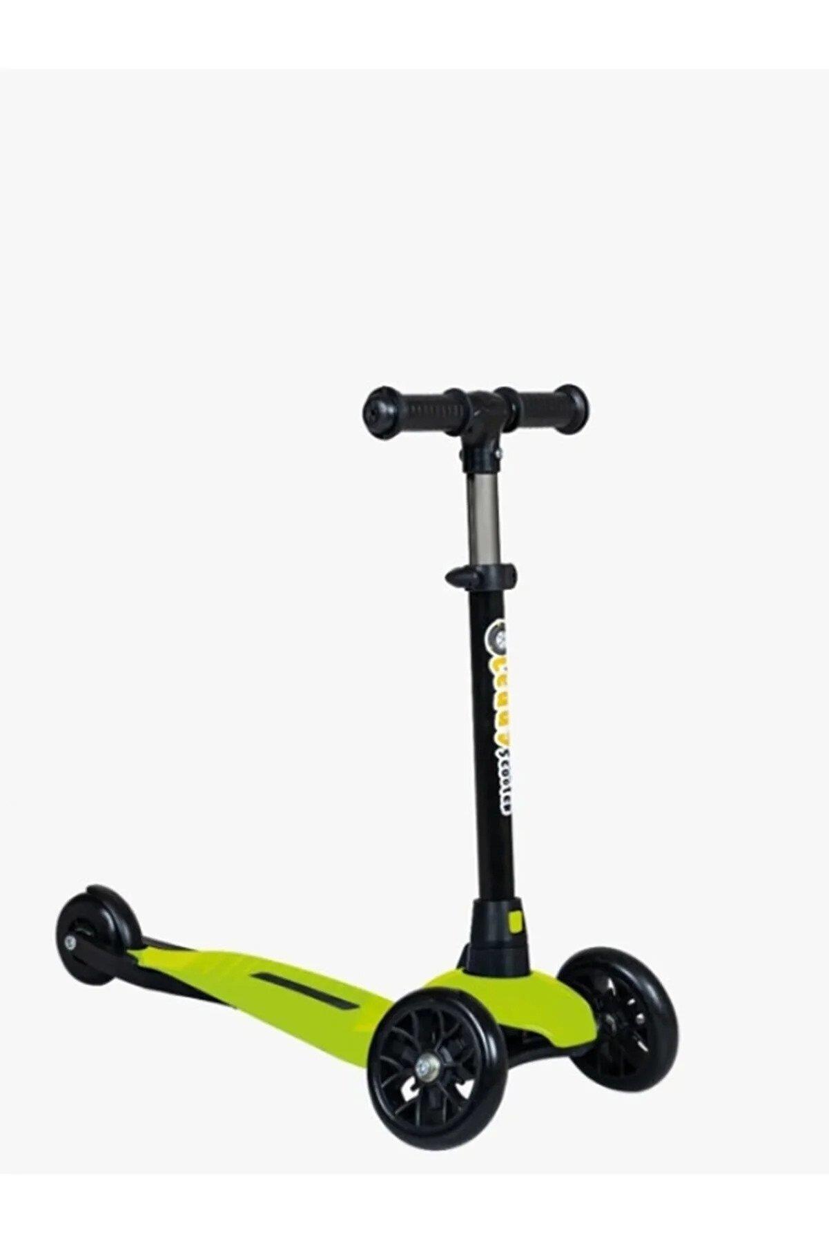 Winky Katlanabilir Scooter 3 Tekerli Yeşil Işıksız Kutulu Scooter