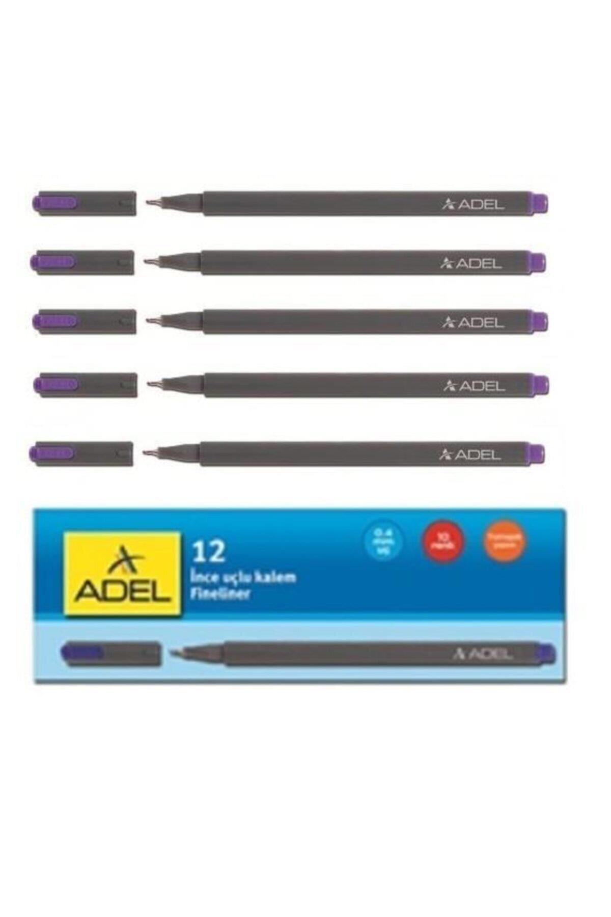 Adel Fineliner 0.4 MM Mor (12 Li Paket)