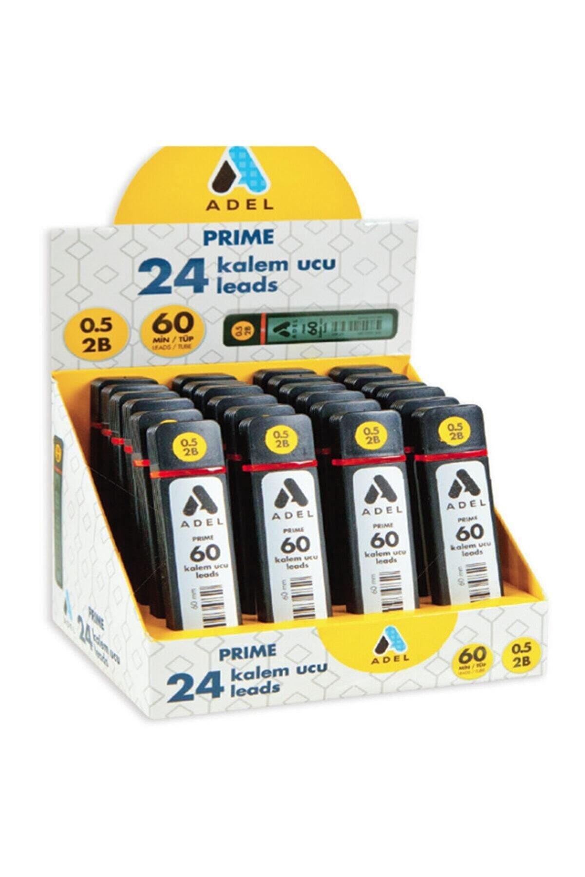 Adel 2b Min Prime 60 Mm 0.5 Mm Versatil Kalem Ucu 1 Tüp 60 Uç (1 Paket 24 Tüp)
