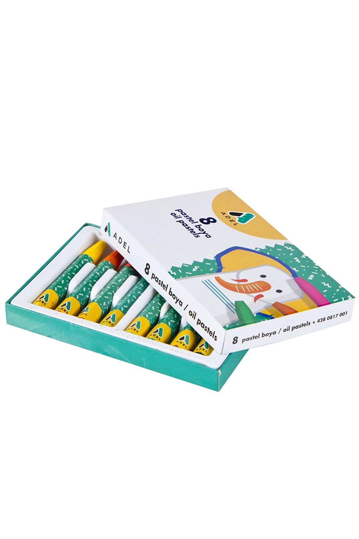 Adeland Pastel Boya Karton Kutu Köşeli 8 Renk 428 0817 001