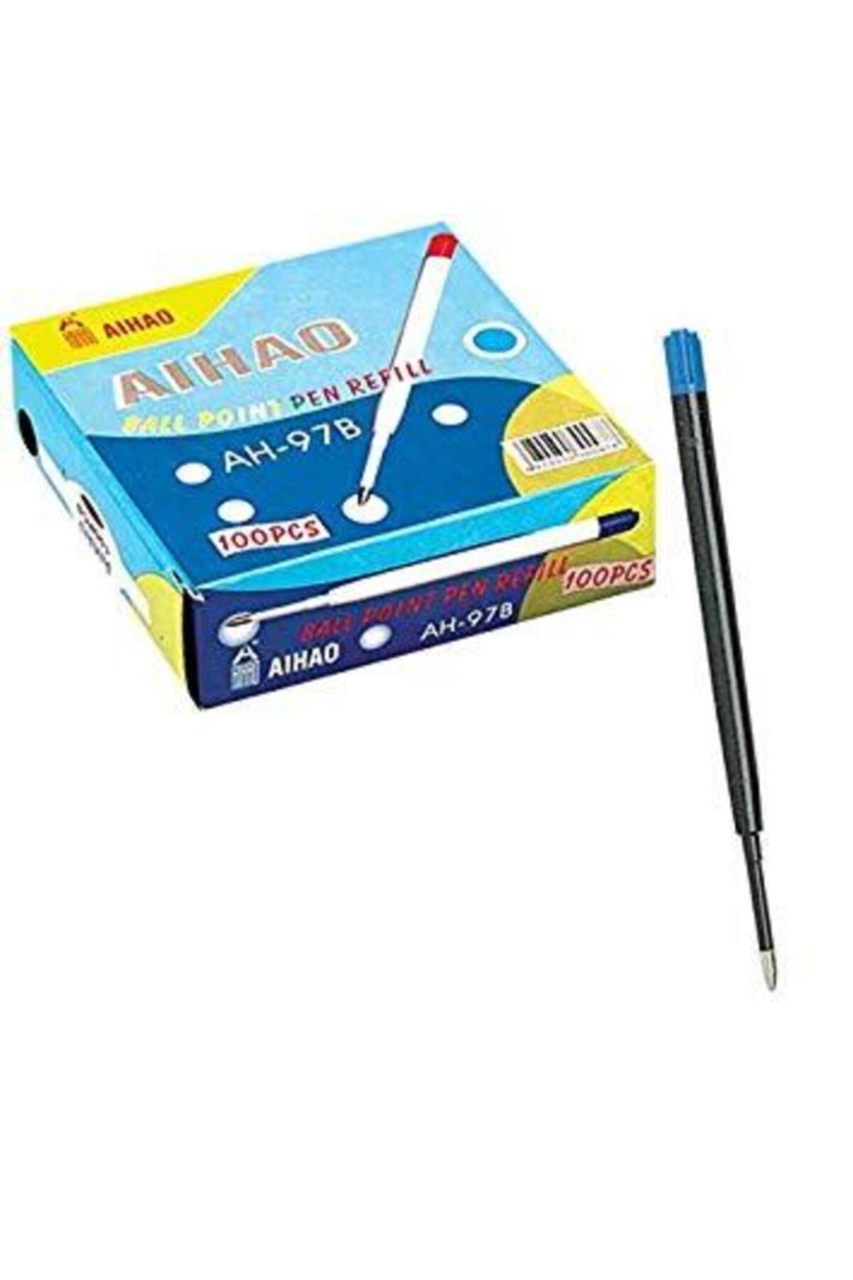 Aihao Tükenmez Kalem Yedeği Parker Tipi Plastik Siyah 100 Lü (1 Paket 100 Adet)